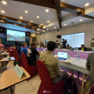 The meeting for Designing the Khao Yai National Park Elephant Management Master Plan